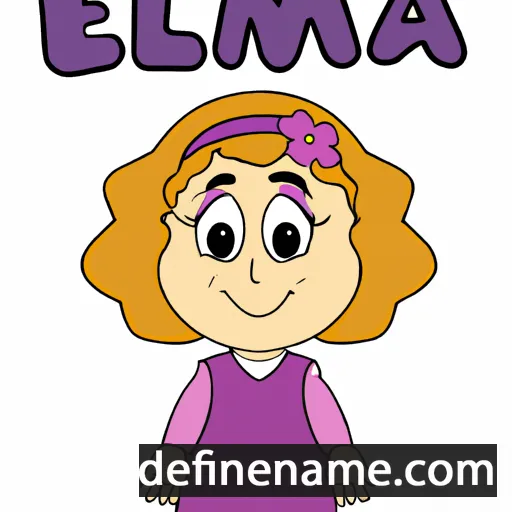 cartoon of the name Elma