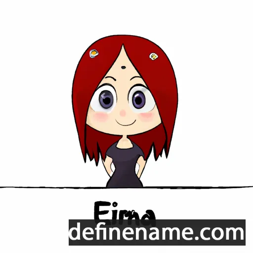 cartoon of the name Elmira