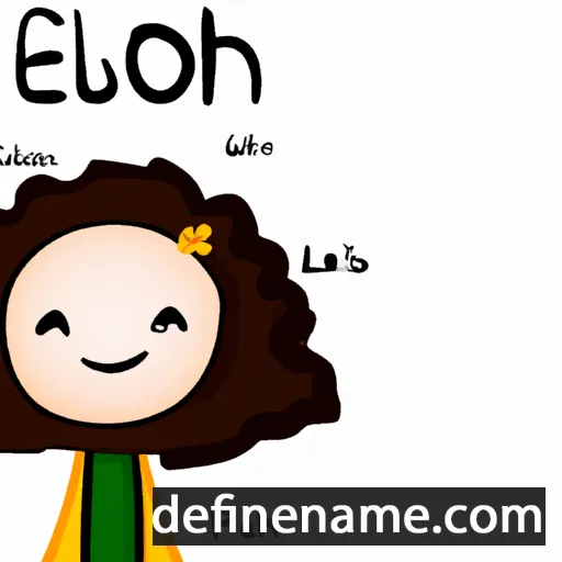 cartoon of the name Eloah