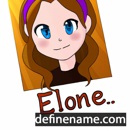 Eloïne cartoon