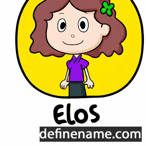 cartoon of the name Elois