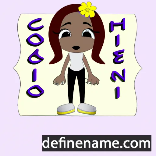 cartoon of the name Elonique