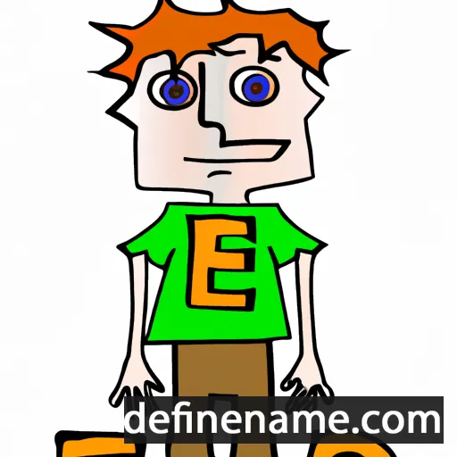 cartoon of the name Eltion