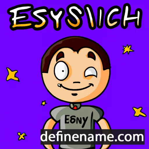 cartoon of the name Elyashiv