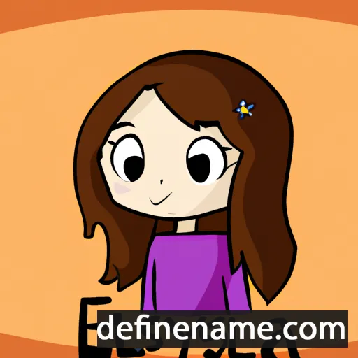 cartoon of the name Elysa