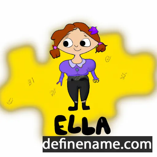 cartoon of the name Elża