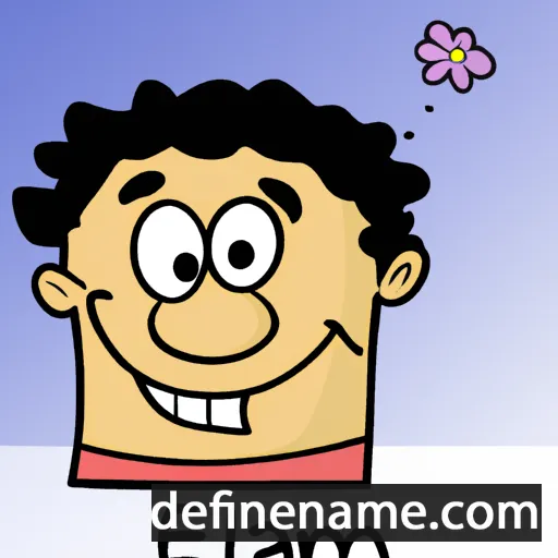 cartoon of the name Emal