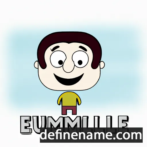 cartoon of the name Emanuele