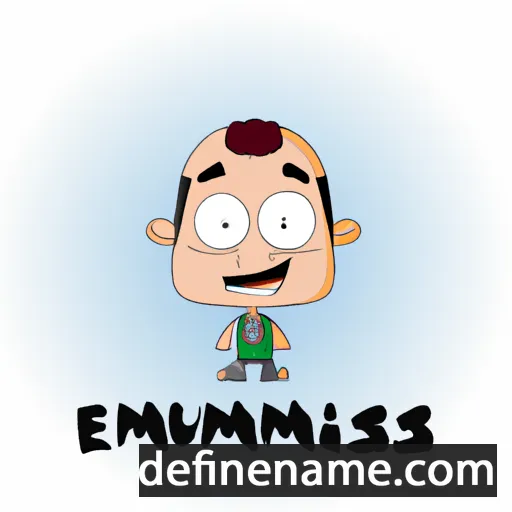 cartoon of the name Emanuelis