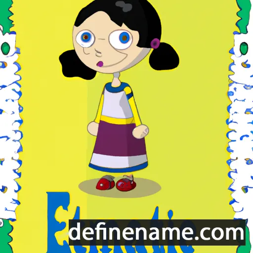 cartoon of the name Emanuelita