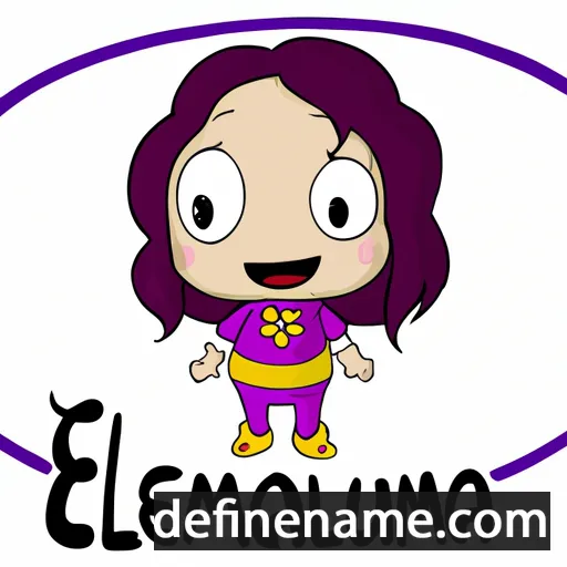 cartoon of the name Emanuella