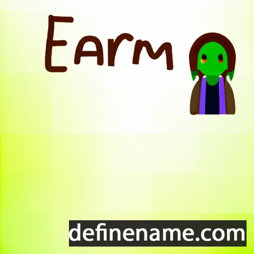 cartoon of the name Emari