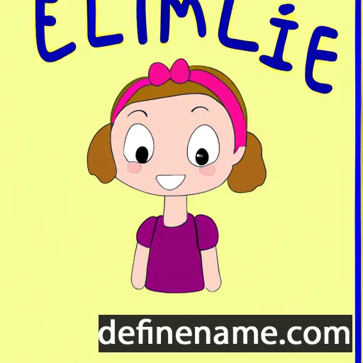 cartoon of the name Emélina