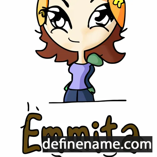 cartoon of the name Emérita