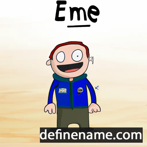 cartoon of the name Emen