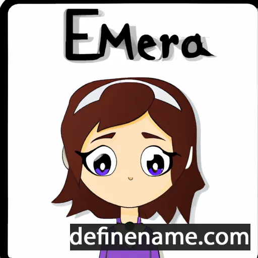 cartoon of the name Emera