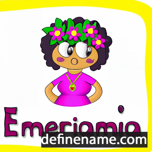 cartoon of the name Emerenciana