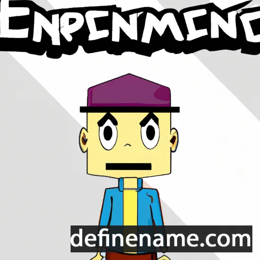 cartoon of the name Emerenciano