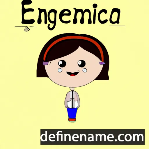 cartoon of the name Emerencijana