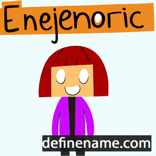 cartoon of the name Emerencijona