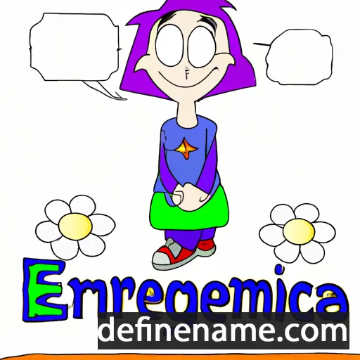 cartoon of the name Emerencja