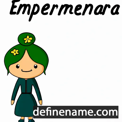 cartoon of the name Emerenziana