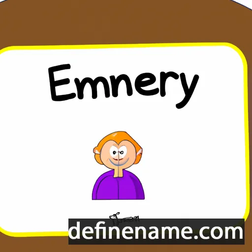 cartoon of the name Emerley