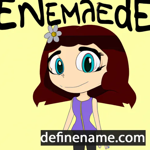 cartoon of the name Emersenda