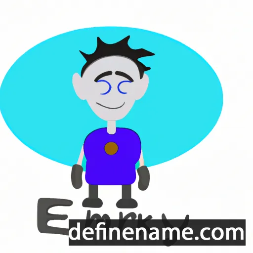 cartoon of the name Emeryk