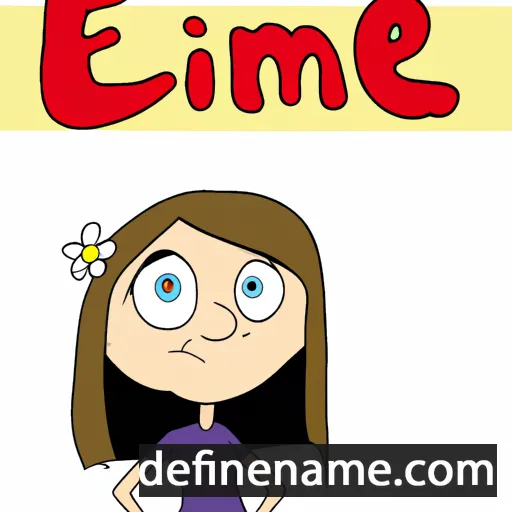 Emilene cartoon