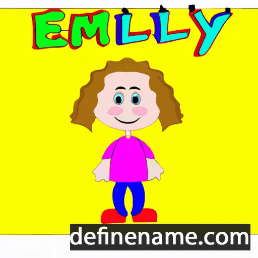 Emiliy cartoon