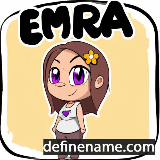 cartoon of the name Emira