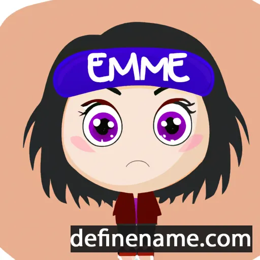 cartoon of the name Emiree