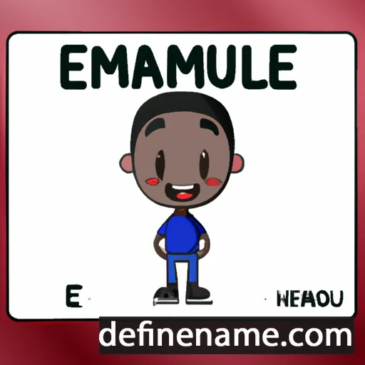 Emmanuèl cartoon