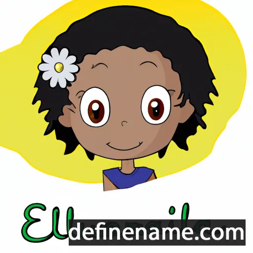 cartoon of the name Emmanuella