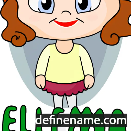 cartoon of the name Emmeleia