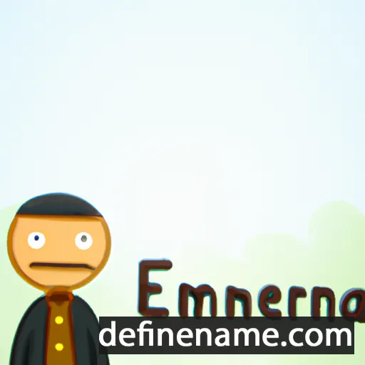 cartoon of the name Emmerentia