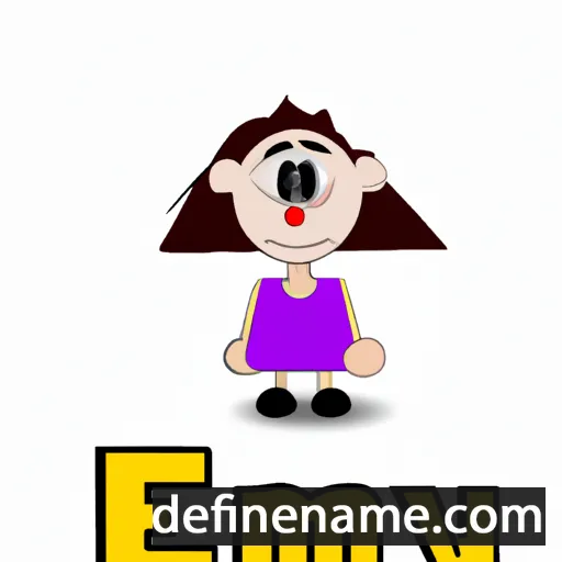 cartoon of the name Emmey