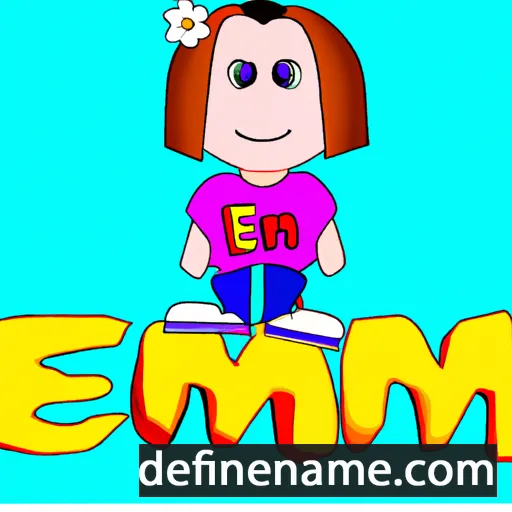 cartoon of the name Emmi