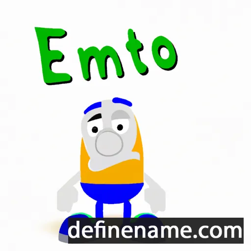 cartoon of the name Emmote