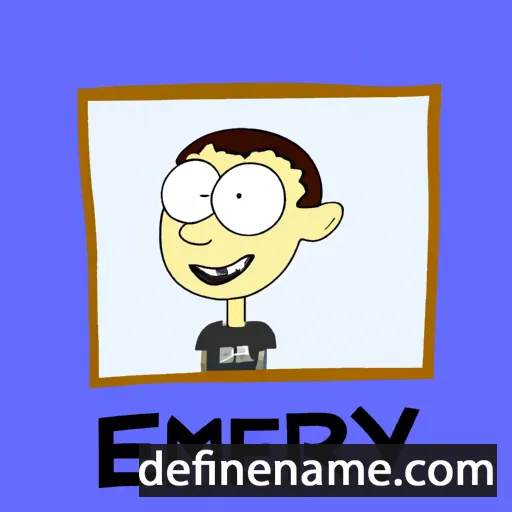 cartoon of the name Emmry