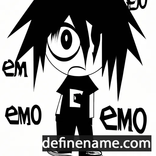 Emo cartoon