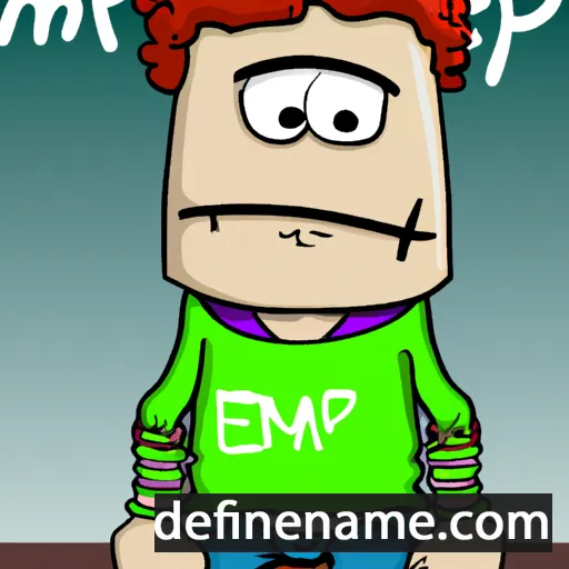 cartoon of the name Empep