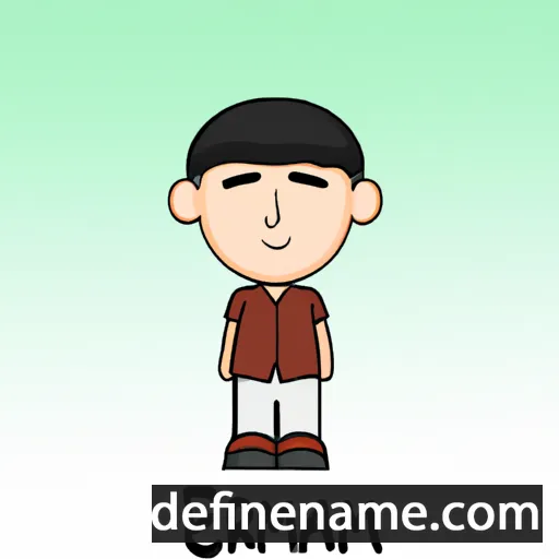 cartoon of the name Emran