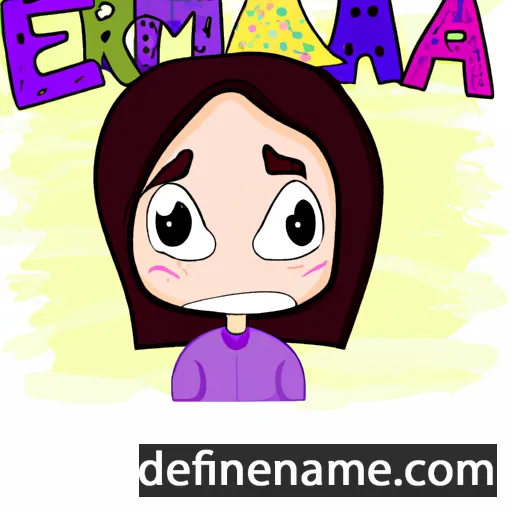 cartoon of the name Emrana