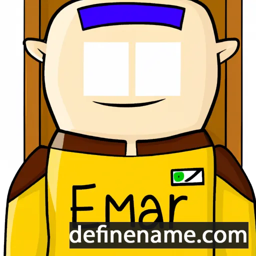 cartoon of the name Emzar