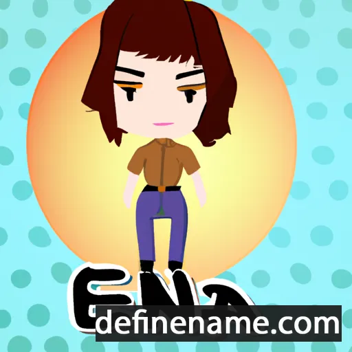 cartoon of the name Ena