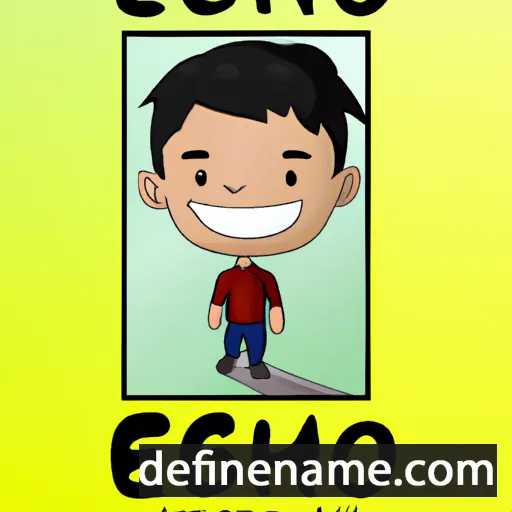 cartoon of the name Enchong