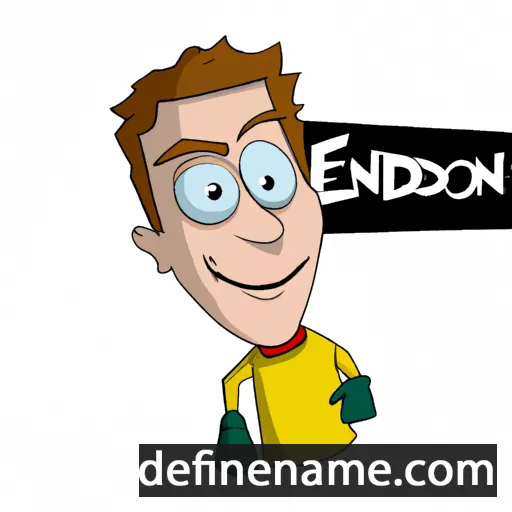 cartoon of the name Enderson