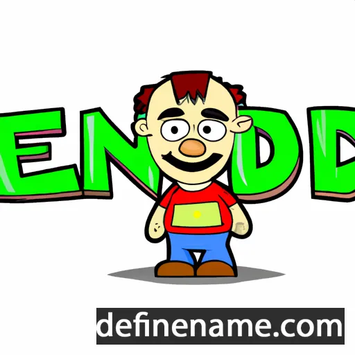 cartoon of the name Endri